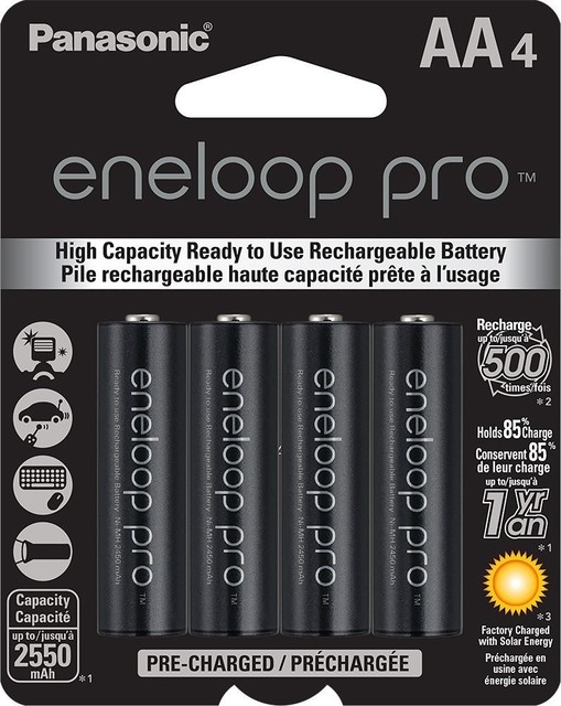 Panasonic eneloop Pro AA 2550mAh