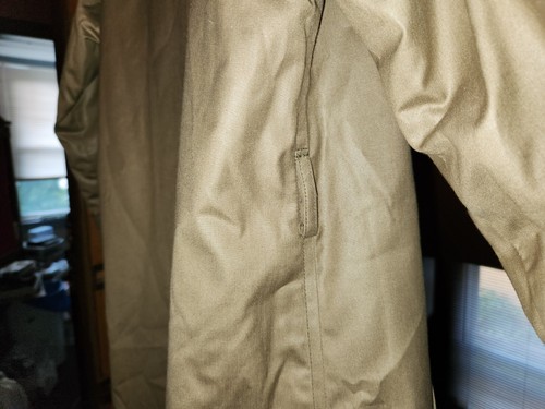 London Fog Maincoats Women's Tan Belted Trench lined Winter Coat w/belt Size 8 - Picture 15 of 23