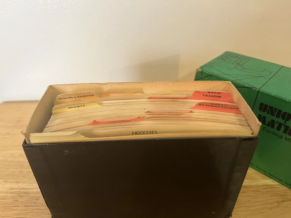 De colección 1971 únicos juegos de matemáticas 150 emocionantes juegos de matemáticas de Educational Insights  Foto 2 de 4