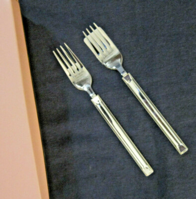 set/2 KATE SPADE tasting forks KEY COURT wedding~bridal~appetizer