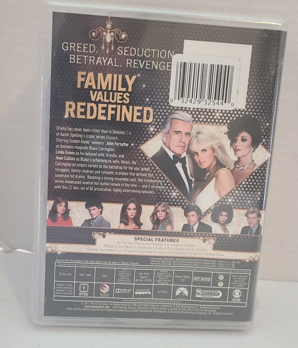 Dynasty 1981 Watch Dynasty Season Dynasty TV Series Seasons 1-4