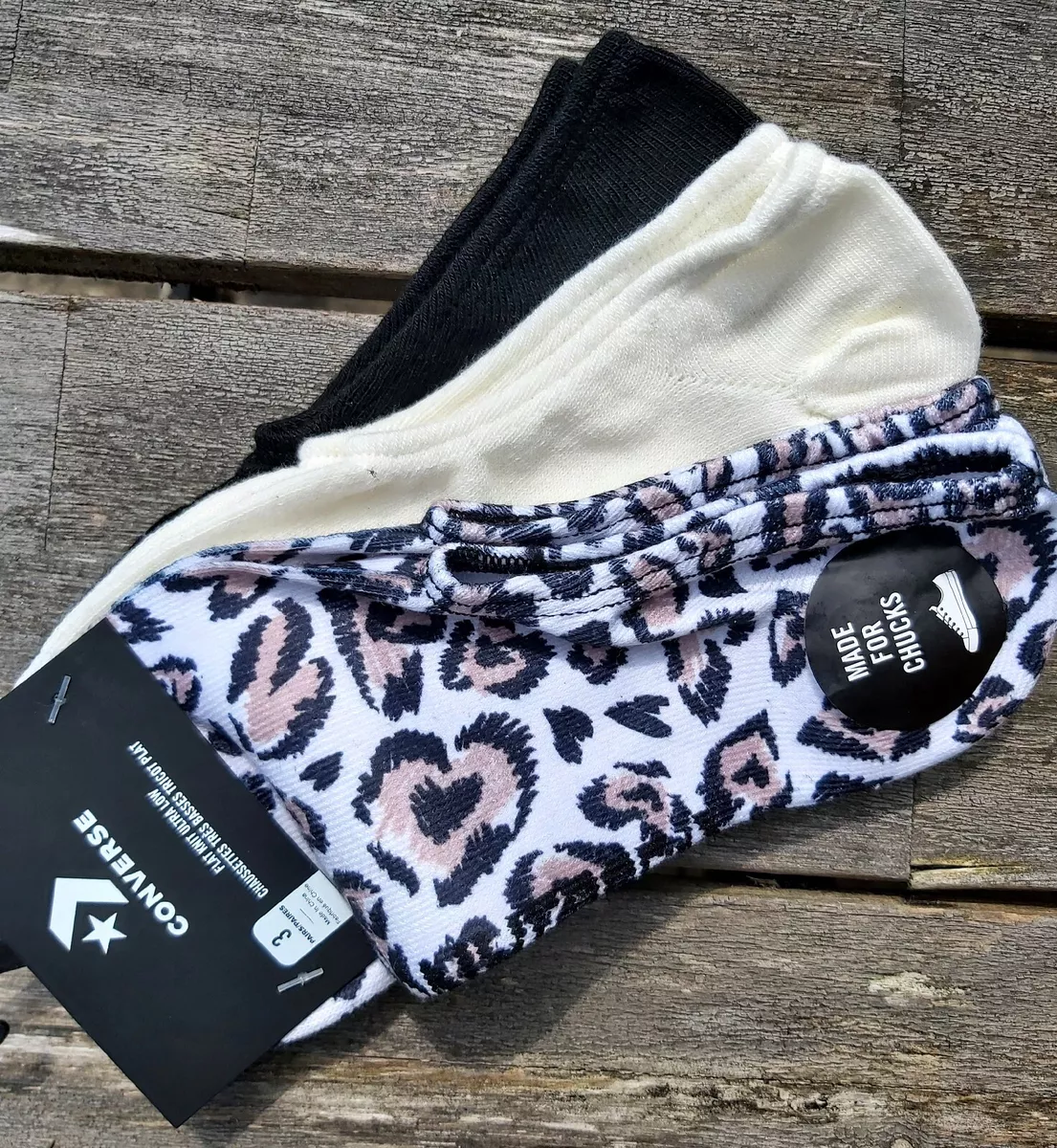 Converse trainer socks best sale womens