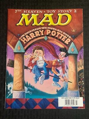 2000 MAD Magazine #391 VG/FN 5.0 Alfred E Neuman / Harry Potter / Toy Story