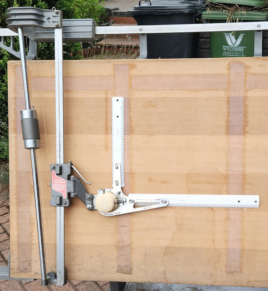 DRAWING / DRAFTING BOARD MACHINE 'AO' TECHNIGRAF ZUCOR eBay