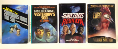 STAR TREK Lot Strangers From The Sky Yesterday's Son Ashes Of Eden Reunion HC DJ