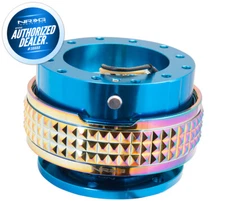 NEW NRG GEN 2.1 QUICK RELEASE BLUE BODY NEOCHROME RING SRK-210BL-MC