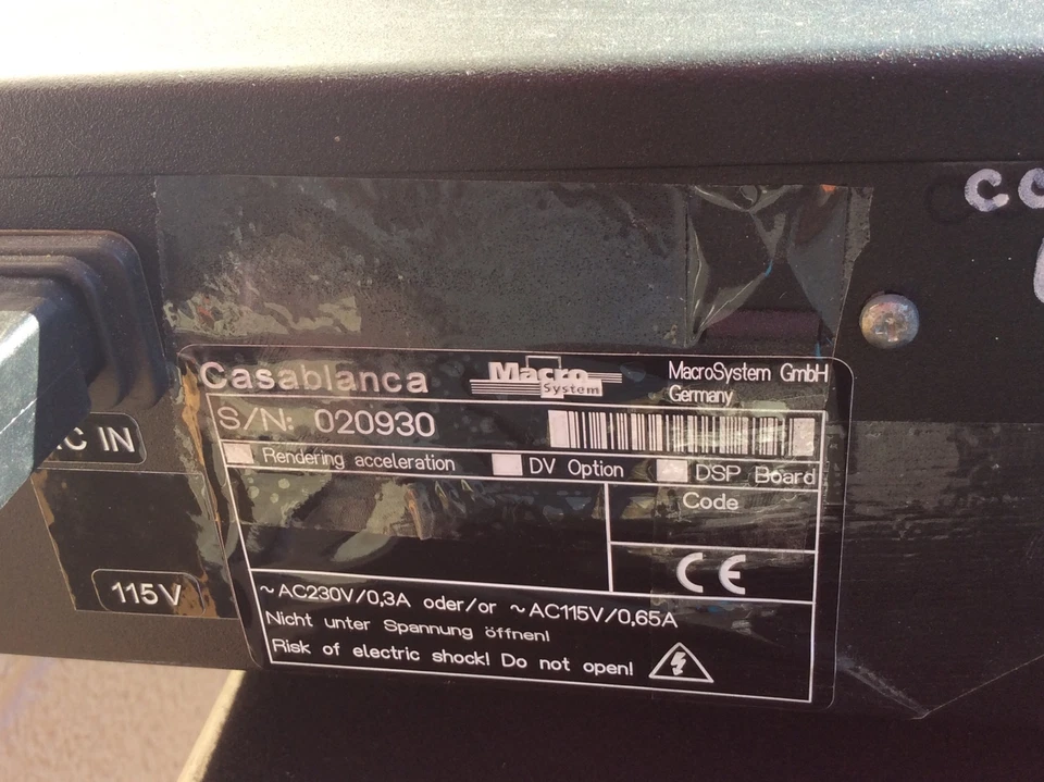 Macrosystem Casablanca Digital Video Editing System - Image 3 of 4