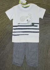 Petit Lem Boys 2 Piece Set (Shirt & Shorts) - Size 4 - NWT