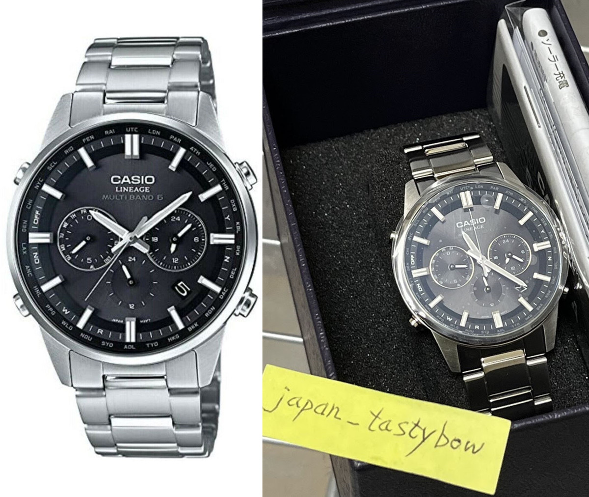 Casio Lineage 39.5mm Stainless Steel Case, Stainless Steel Casio Lineage 39.5mm Stainless Steel Case, Stainless Steel