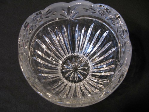 HTF Oneida SOUTHERN GARDEN Large Crystal Potpourri Bowl Candy Dish 5.25” X 5.5" - Picture 5 of 5