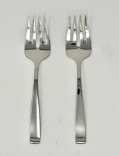Oneida Forte Set of 2 Serving / Meat Forks 8 5/8" Quality 18/10 Stainless