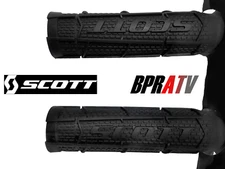 Scott Moto Black Grips ATV PWC BMX Handle Bar Grip Set Black YFZ450 TRX450 400EX