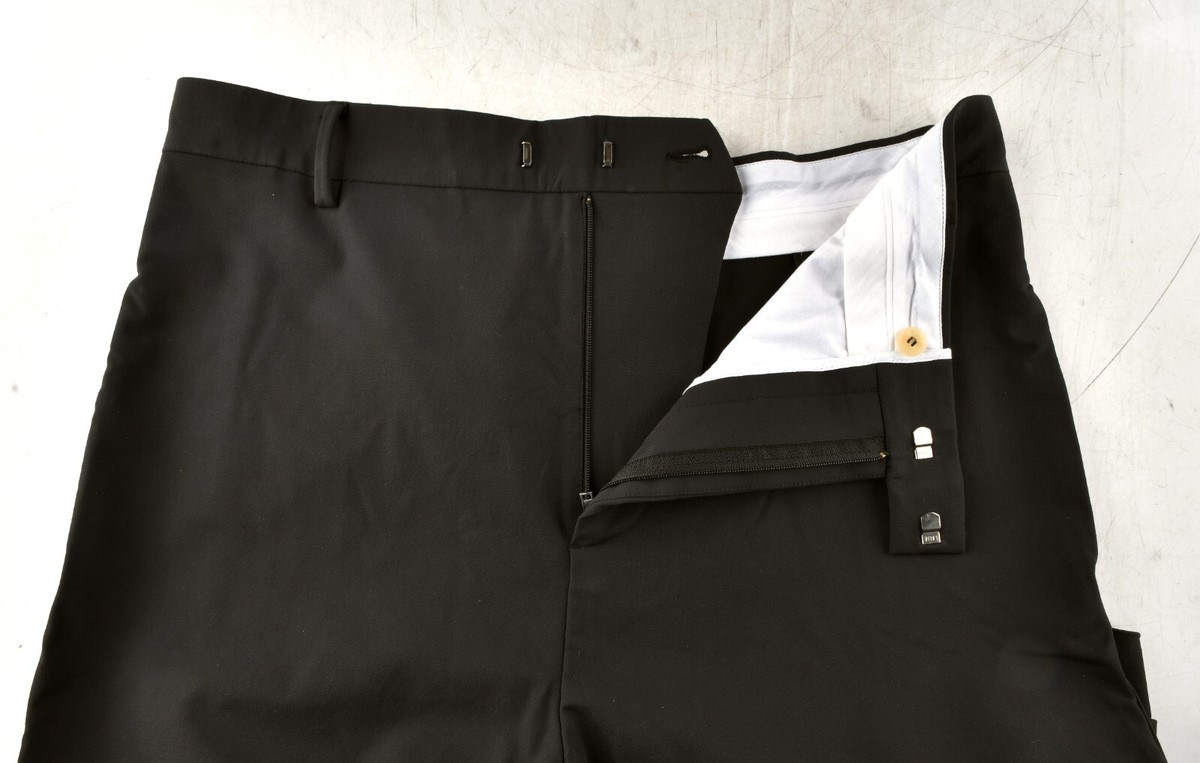 パンツ BOTTEGA VENETA Black Jersey Pant Men's Bottega Veneta Nylon Black Poplin Shorts Size 42 | eBay