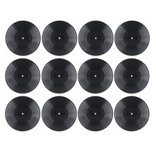 12 PCS 7 Inch Blank Vinyl Records Decor Fake Retro Record Discs Party Display