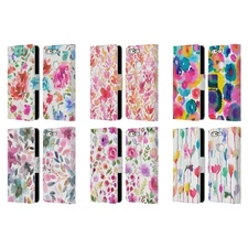OFFICIAL NINOLA WATERCOLOR ARTISTIC FLOWERS LEATHER BOOK CASE FOR GOOGLE PHONES