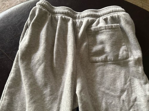 GAP Kids Girls Large (10) Husky Light Grey Heather Fleece Drawstring Sweatpants - Picture 8 of 13
