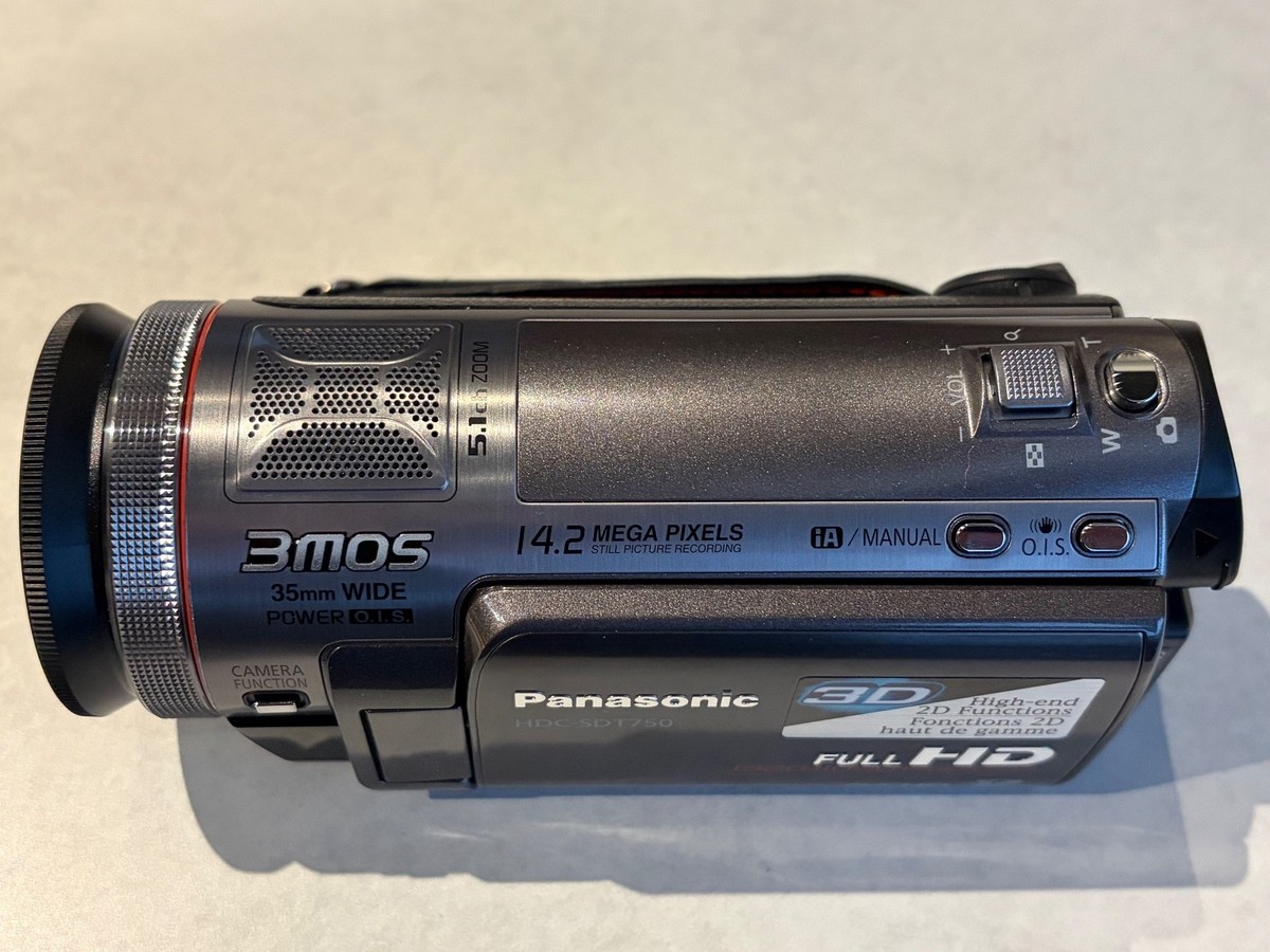 Panasonic HDC-SDT750 Full HD 3MOS SD XC Camcorder 14.2 MP 3D