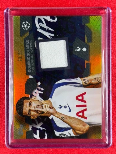 2025-26 Topps UEFA Club Competitions Dominic Solanke #TSR-DO Relic Gold /50