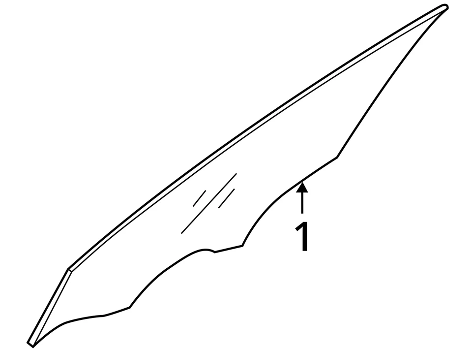 12 13 14 15 16 17 HYUNDAI AZERA Puerta delantera cristal/ventana izquierda Foto 4 de 4