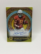 2022-23 Bowman Inception University Gold Foil Auto /50 Xavier Hutchinson #BIA-XH