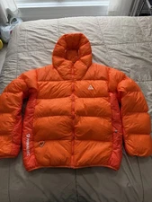Nike ACG Therma-FIT ADV Lunar Lake Orange Puffer Down Jacket Men's Size Small