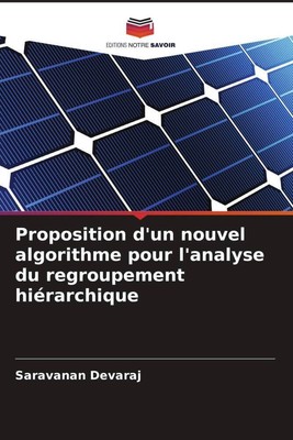 Proposition d'un nouvel algorithme pour l'analyse du regroupement hiérarchique