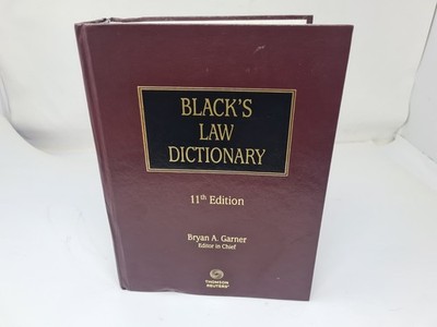 Black s Law Dictionary 11th Edition Hardcover Text Bryan Garner