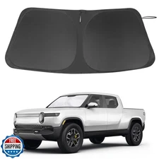 TINGLU Sun Shade for Rivian R1T 2022-2024 2025 Accessories Windsh