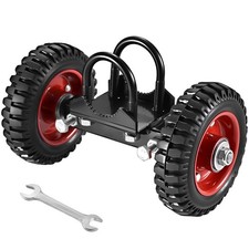 Rolling Gate 6 Inch Rubber Wheel,1-Pack 6 Inch-2 Wheel Two U-Bolt 2inch