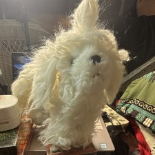 White Fluffy Dog Stuffed Animal Plush Toy Medium Size 14-24 in