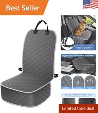Waterproof Dog Car Seat Cover - Universal Fit, Scratch-Proof Protection, Grey