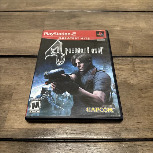 Resident Evil 4 Greatest Hits (Sony Playstation 2, PS2) CIB W/ Manual - Tested!