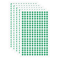 5 Sheet/1100 Pcs Self Adhesive Acrylic Gem 4mm Sticker Gem Stones, Dark Green