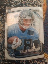 2025 Panini Prizm - White Disco Prizm #385 Kalel Mullings RC - Titans