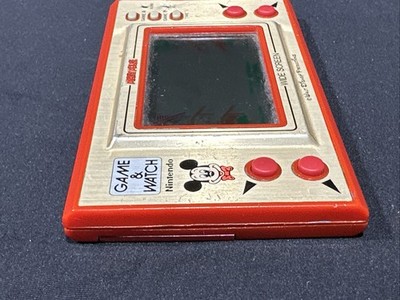 Nintendo Game & Watch Mickey Mouse Egg Handheld Wide Screen Retro