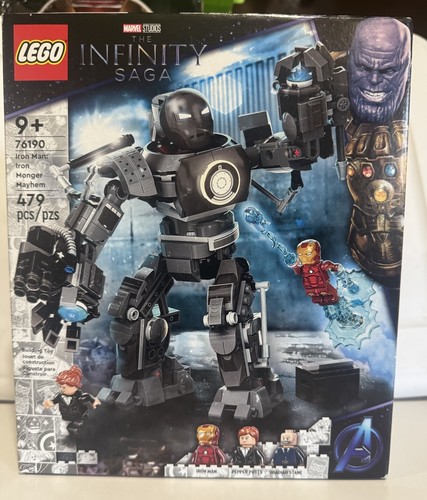 LEGO Iron Man: Iron Monger Mayhem 76190 Neu versiegelter Karton