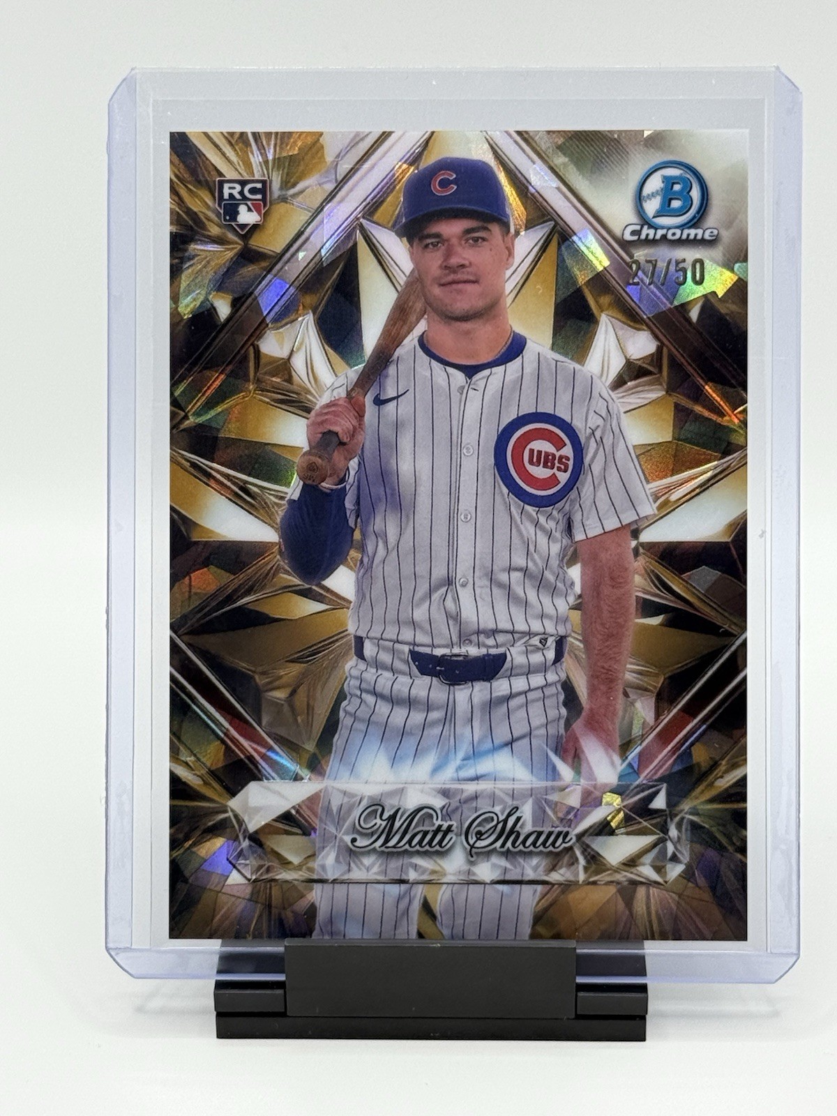 2025 Bowman Chrome Sapphire - Matt Shaw #SS-14 Sapphire Selections Gold /50
