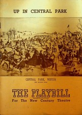 Up in Central Park Playbill May 6 1945 Noah Beery Charles Irwin Betty Bruce