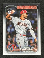 Jordan Lawlar RC 2024 Topps Update #US41 Arizona Diamondbacks Rookie Card MLB ?. rookie card picture