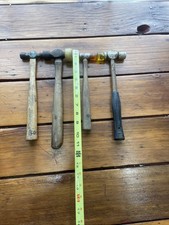 Vintage Ball Peen Hammers Set Of 4 Random Sizes