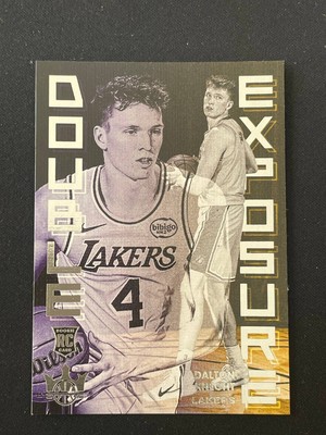 Dalton Knecht 2024-25 Panini Court Kings Double Exposure Lakers RC #20