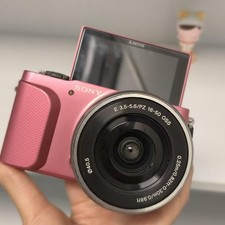 SONY Alpha NEX-3N 16.1MP Digital Camera W/ E3.5-5.6/OSS 16-50mm Lens Pink