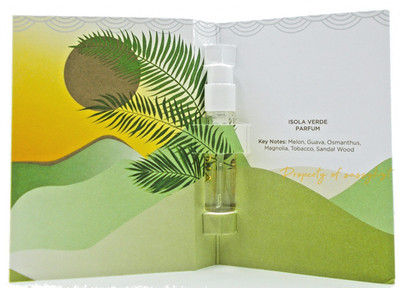 Roja Parfums Isola Verde Parfum By Roja Dove Sample Spray New with card  2ml