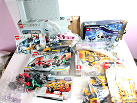 4 boxes of LEGO Technic pieces & instructions #'s 8238, 8222,8241 & 8523 Lot