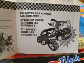 Notice De Jeu Manuel The Incredible Crash Dummies Nintendo NES Originale FRA 