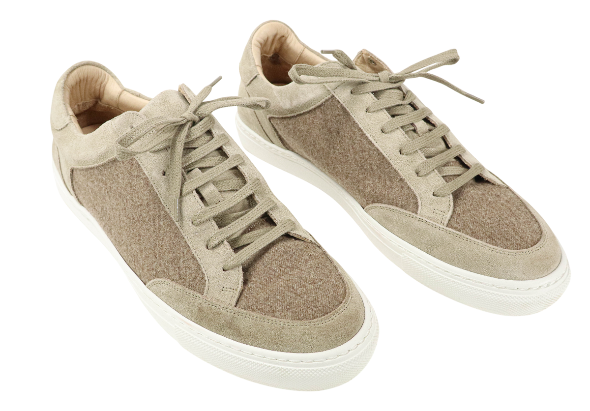 SuitSupply Sneakers Mens Size 11-12 Brown Leather Low-Top Lace Up Lined Suitsupply Shoes for Men for sale | eBay main image 3