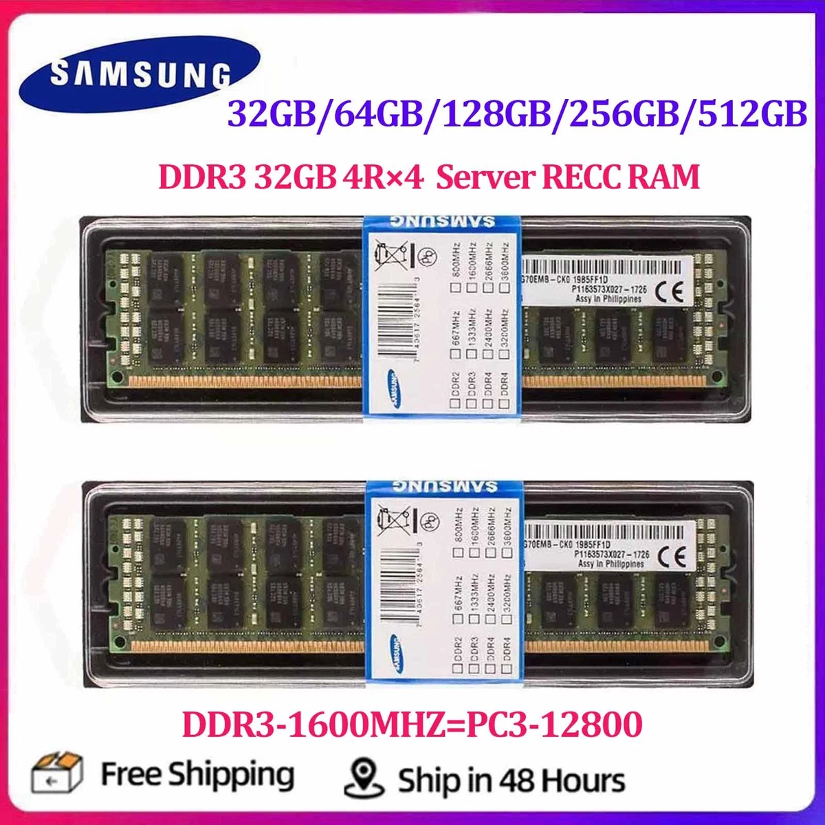 32GB 16GB 8GB DDR3 PC3-12800S 1600MHz SODIMM 204Pin Laptop Memoria Per