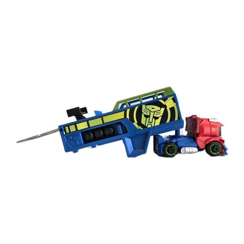 Playskool Rescue Bot Optimus Prime Racing Trailer Transformers 2015 Hasbro - Picture 4 of 10