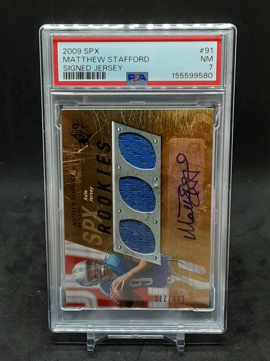 Matthew Stafford Memorabilia Football Sports Trading Cards