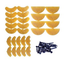 Heel Plates 14 Pairs Rubber Shoes Heel taps Tips Repair Pad Replacement with ...